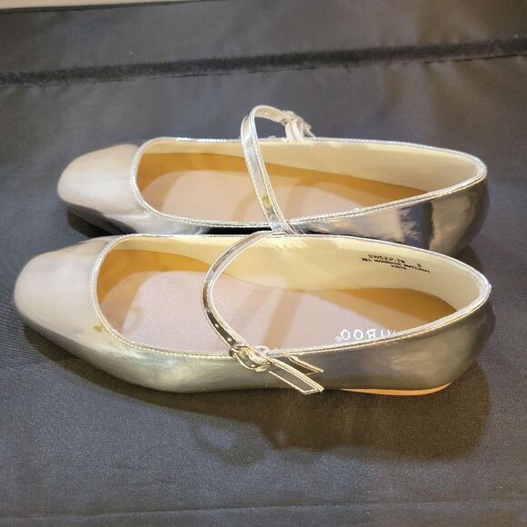 BRAND NEW BAMBOO MARY JANE STYLE CLASSIC BUCKLED STRAP ROUND-TOE FLAT SH… R3 - Picture 8 of 16